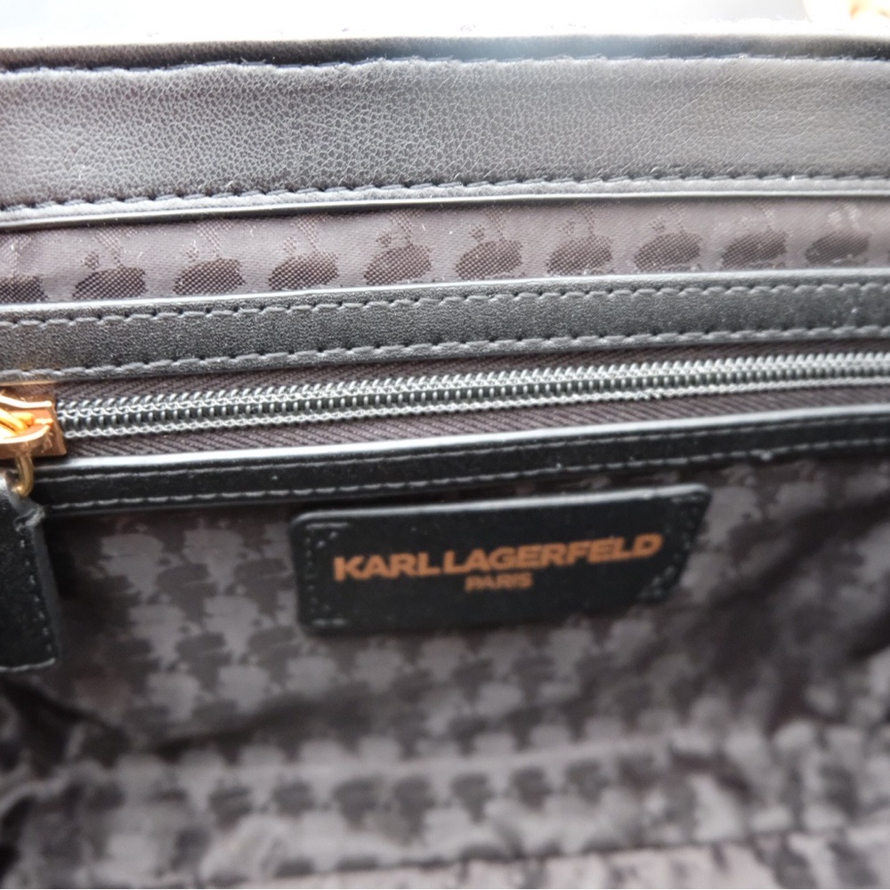 NWT Karl Lagerfeld Tweed Bag - Picture 6 of 7